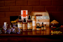 Load image into Gallery viewer, Dinacharya Ayurveda Home Ritual Kit – Complete Daily Self-Care Package (8 in 1 Ayurvedic Wellness Box)