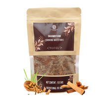 Load image into Gallery viewer, Package of Dahamritam drinking water mix with herbs on a white background

